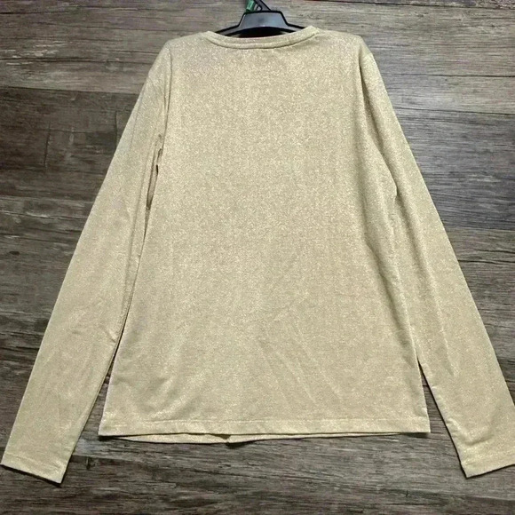 Talbots Gold Long Sleeve Top - Picture 2 of 4
